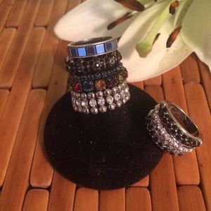 Six Assorted Costume Ring Blings!